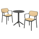 CIRCLE/ALIVIO Set mobilier terasă/grădină, 2 scaune și masă