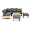 BUFFALO Set mobilier terasă/grădină, 2 taburete, 2 canapele și măsuță