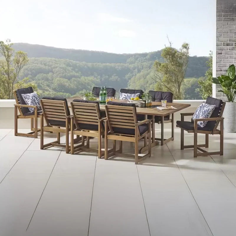 MARQUISE Set mobilier terasă/grădină, 8 scaune și masă