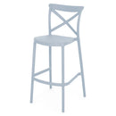 MAVEN Scaun bar exterior albastru