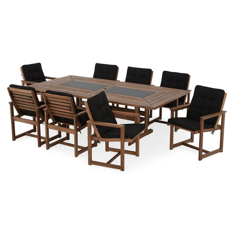 MARQUISE Set mobilier terasă/grădină, 8 scaune și masă