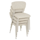 NEXUS Set mobilier terasă/grădină, 4 scaune bej