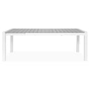 ENCORE/MALITO Set mobilier gradina/terasa, 6 scaune cu spatar reglabil și masă extensibilă