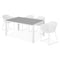 ENCORE/LILAC Set mobilier terasă/grădină, 4 scaune și masă