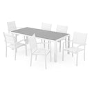 ENCORE/DRESDEN Set mobilier terasă/grădină, 6 scaune și masă