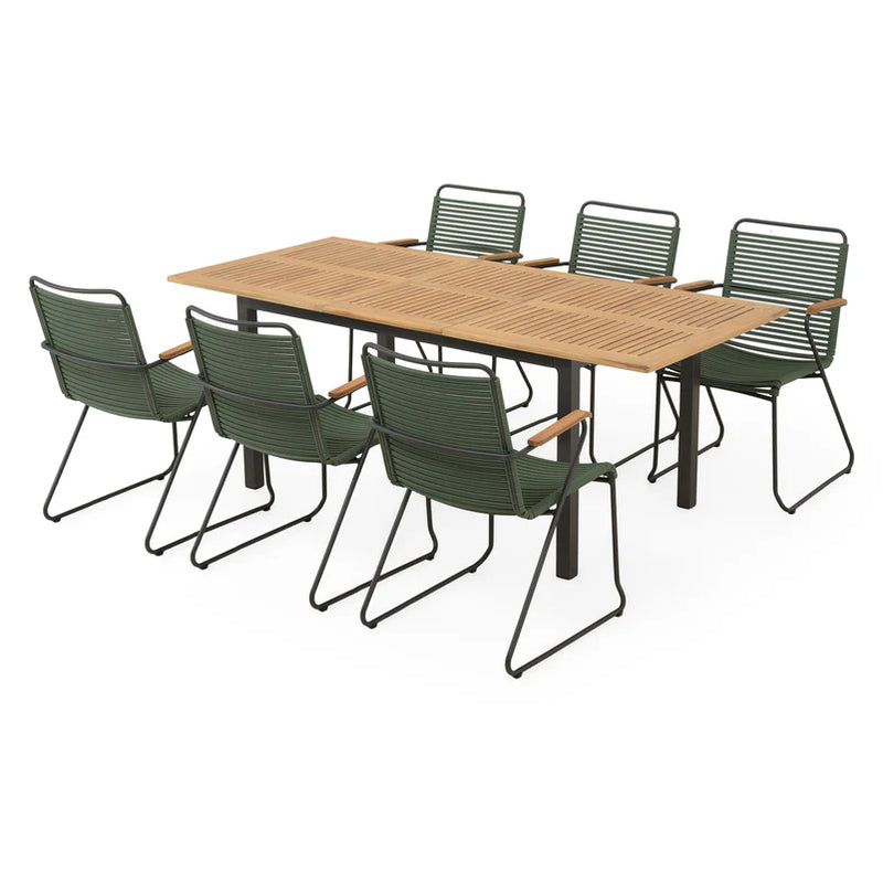 MARCUS/SLIMM Set mobilier terasă/grădină, 6 scaune și masă