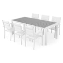 ENCORE/DRESDEN Set mobilier terasă/grădină, 6 scaune și masă extensibilă