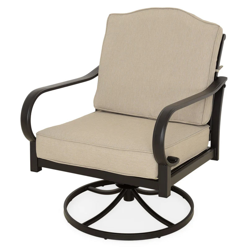 LAUREL Set mobilier terasă/grădină, 2 fotolii rotative
