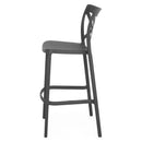 MAVEN Scaun bar exterior negru
