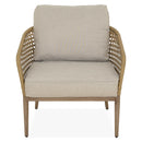 CORAL Set mobilier terasă/grădină, 2 fotolii și măsuță de cafea