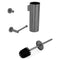 KOROS Set accesorii baie gri