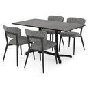 CLEO/NEXUS Set mobilier terasă/grădină, 4 scaune și masă