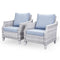 DERBY Set mobilier terasă/grădină, 2 fotolii, 2 taburete, canapea
