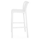 ALPINE Scaun bar exterior alb