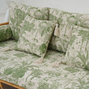 WARSAW Set mobilier terasă/grădină, 2 fotolii, canapea cu baldachin și 2 măsuțe