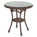 SUSAN Set mobilier gradina/terasa, 2 scaune și masa rotundă cafea