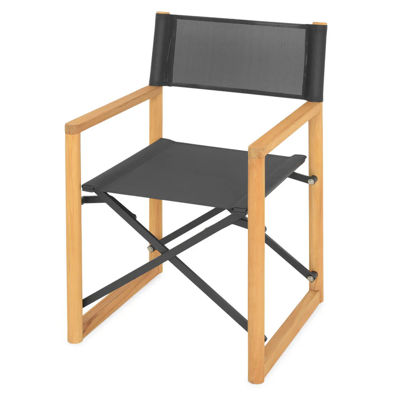 REGIZOR Set mobilier terasă/grădină, 2 scaune pliabile