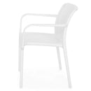 ALPINE Scaun exterior alb