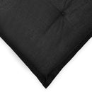 BASIC BLACK Pernă scaun spătar înalt, 50x100cm