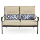 KINGSTON Set mobilier terasă/grădină, 2 fotolii, canapea și măsuță