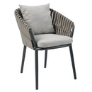 NICOSIA Set mobilier terasă/grădină, 4 scaune și masă