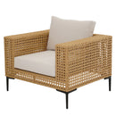 MERSIN Set mobilier terasă/grădină, canapea, 2 fotolii și măsuță