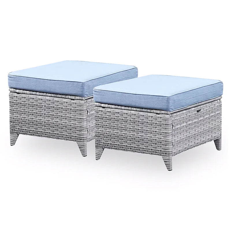 DERBY Set mobilier terasă/grădină, 2 fotolii, 2 taburete, canapea