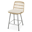 CHARLOTTE Set mobilier terasă/grădină, 4 scaune și masă bar