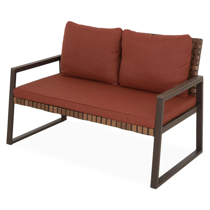 ERIK Set mobilier terasă/grădină, 2 fotolii, canapea și măsuță