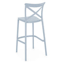 MAVEN Scaun bar exterior albastru