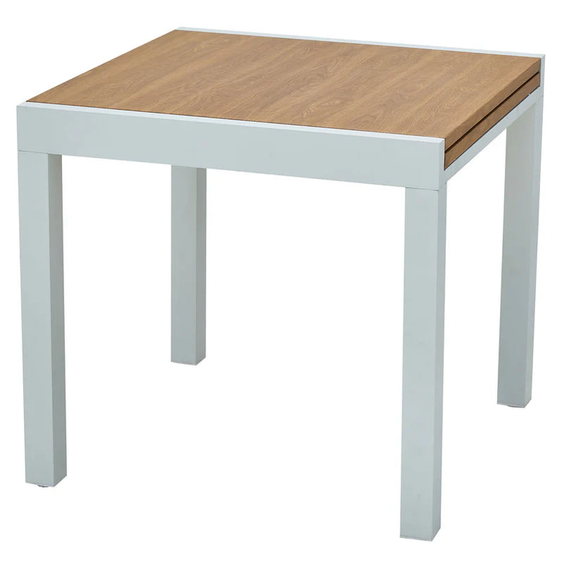 DRESDEN Set mobilier terasă/grădină, 4 scaune și masă extensibilă