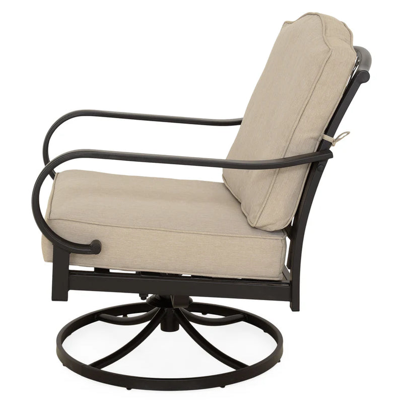 LAUREL Set mobilier terasă/grădină, 2 fotolii rotative