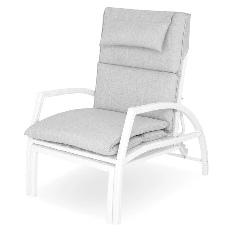 SALIMA Set mobilier gradină/terasă, 2 sezlonguri și măsuță