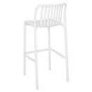 ALPINE Scaun bar exterior alb