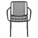 CIRCLE/ALPINE Set mobilier terasă/grădină, 2 scaune și masă antracit