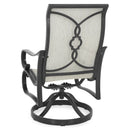 HERITAGE Set mobilier terasă/grădină, set 2 scaune-balansoar rotative