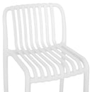 ALPINE Scaun bar exterior alb