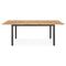 MARCUS/SILVIE Set mobilier terasă/grădină, 6 scaune și masă extensibilă