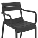 CRUSOE Scaun exterior antracit