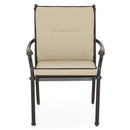 KINGSTON Set mobilier terasă/grădină, 4 scaune, 2 balansoare și masă