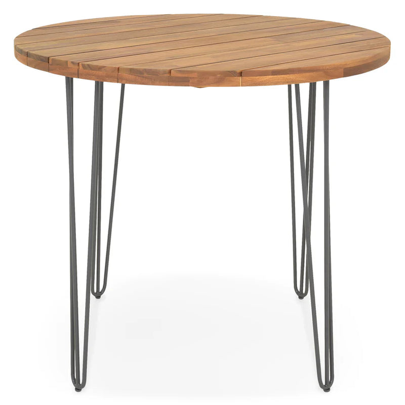 CHARLOTTE Set mobilier terasă/grădină, 4 scaune și masă bar