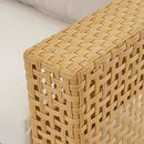 MERSIN Set mobilier terasă/grădină, canapea, 2 fotolii și măsuță