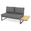 BUFFALO Set mobilier terasă/grădină, 2 taburete, 2 canapele și măsuță