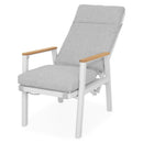 VALDIVIA Set mobilier terasă/grădină, 2 scaune recliner