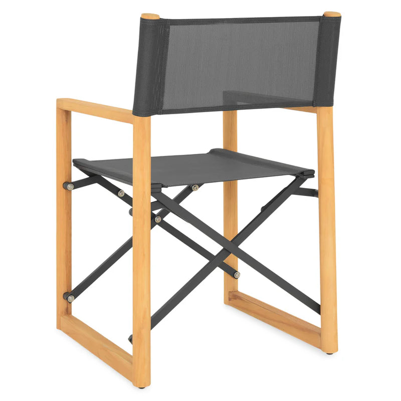 REGIZOR Set mobilier terasă/grădină, 2 scaune pliabile