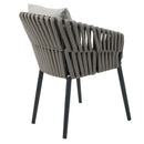 NICOSIA Set mobilier terasă/grădină, 4 scaune și masă