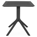 TIPPUS/SUCCOR Set mobilier terasă/grădină, 2 scaune și masă antracit