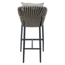 NICOSIA Set mobilier terasă/grădină, 2 scaune bar și masă
