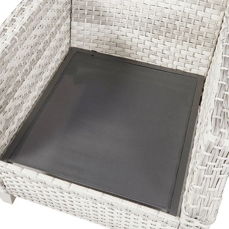 DERBY Set mobilier terasă/grădină, 2 fotolii, 2 taburete, canapea