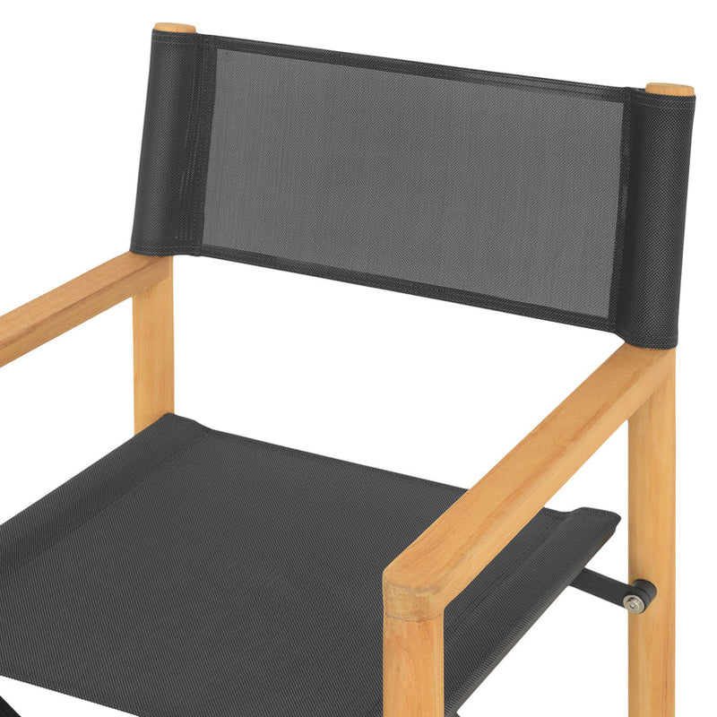 REGIZOR Set mobilier terasă/grădină, 2 scaune pliabile